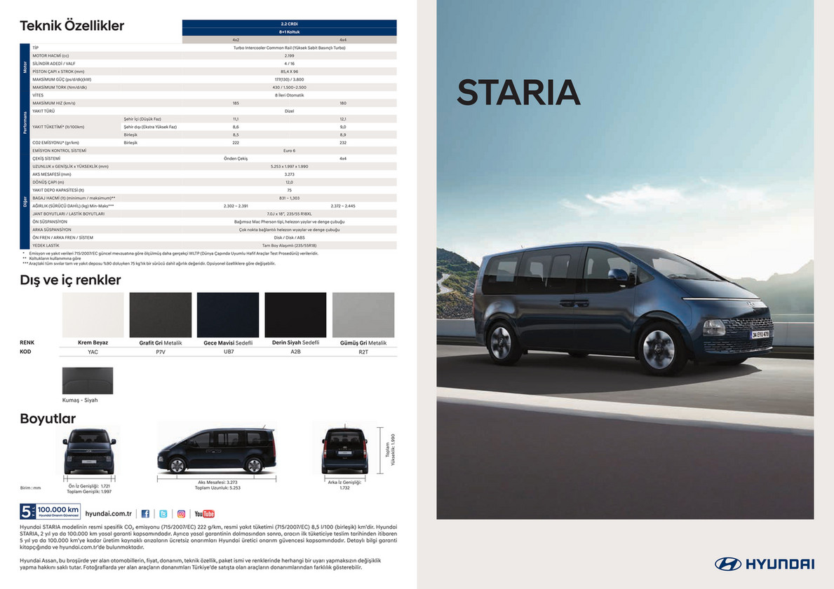 Vision - Staria Broşür